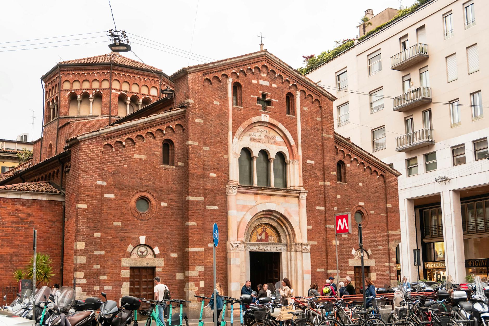 Basilica di Sant Ambrogio historic Romanesque church Milan