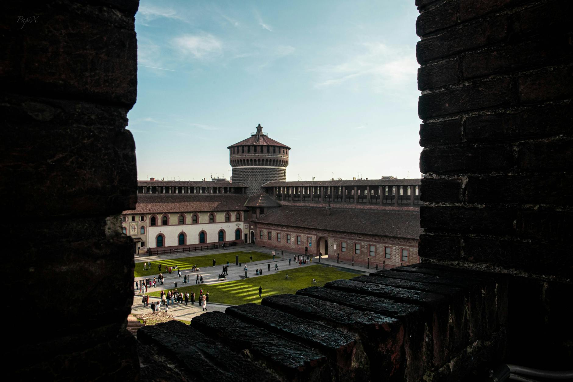 Castello Sforzesco medieval fortress in Milan