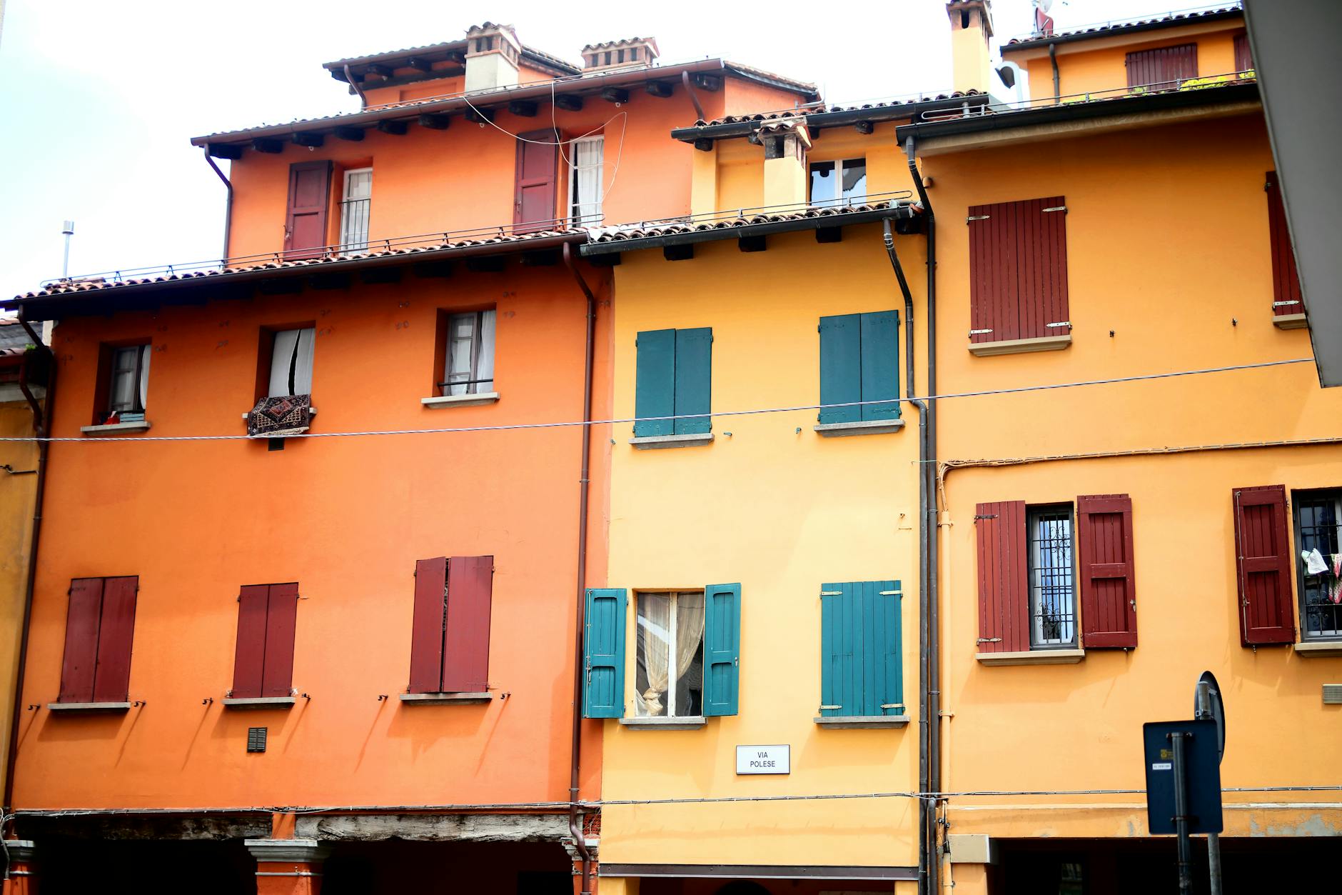 Hidden gems Milan colourful workers houses on Via Lincoln