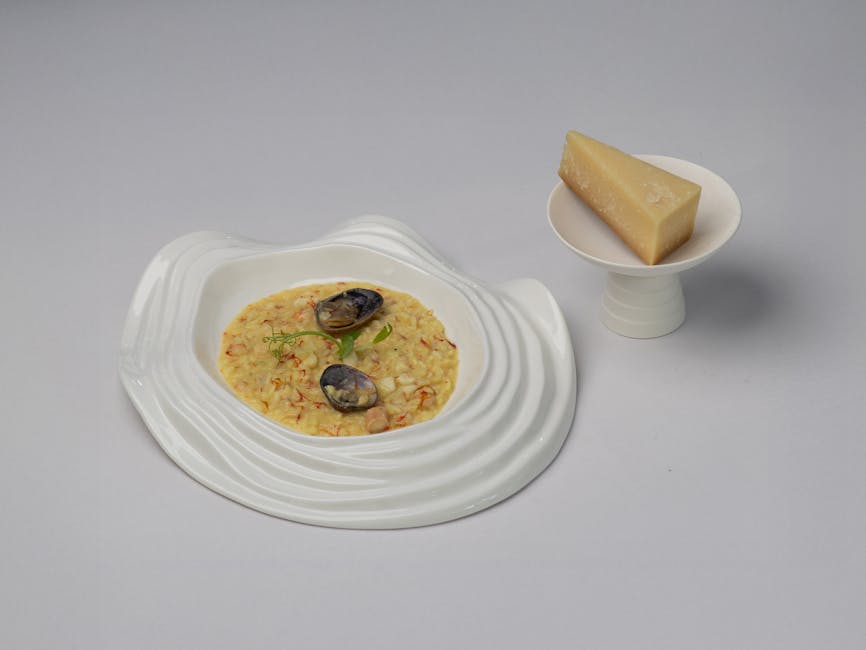 Milan food guide - traditional risotto alla Milanese with saffron