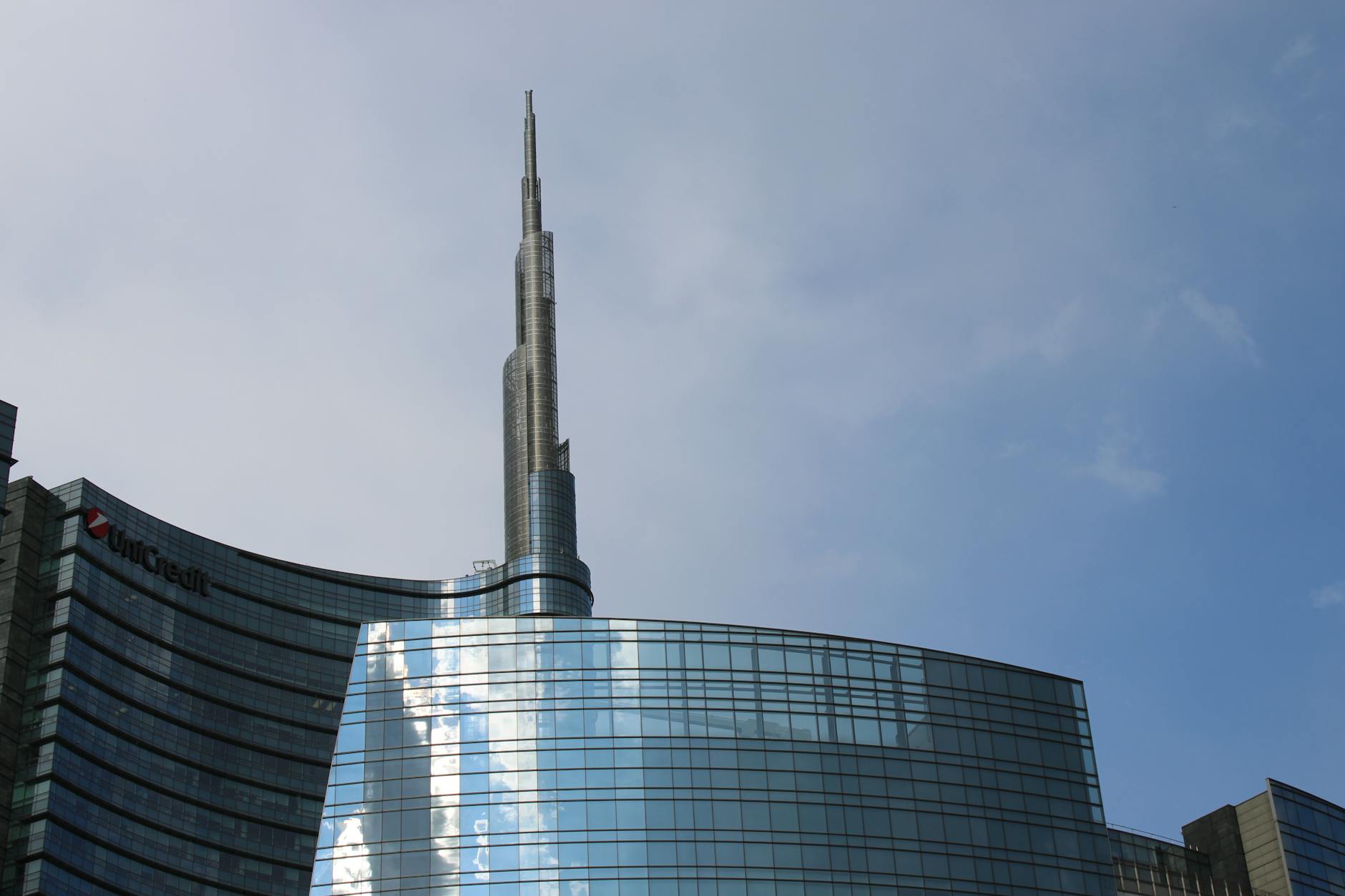 Modern architecture at Piazza Gae Aulenti in Milan