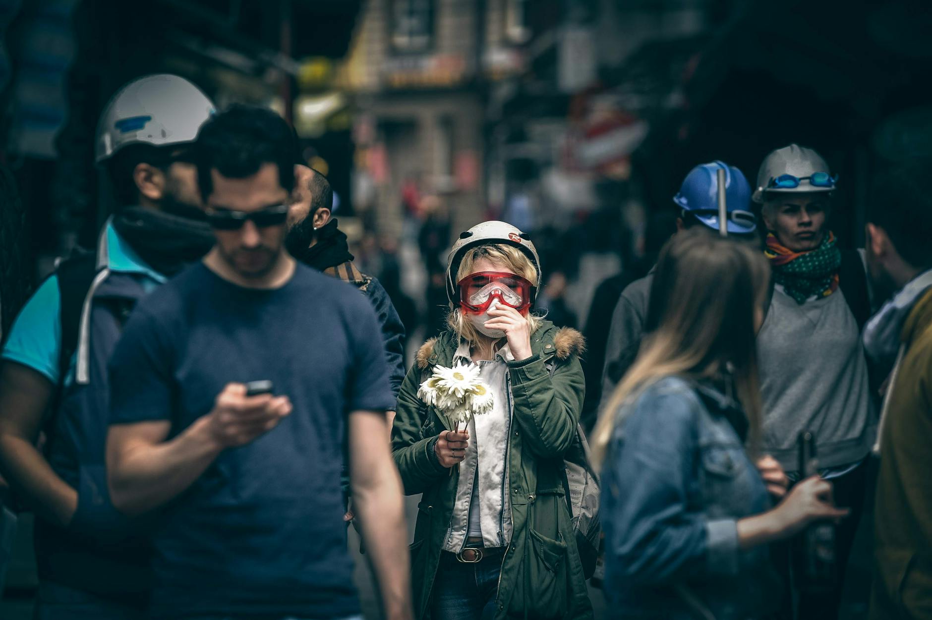 Staying aware of pickpockets in crowded tourist areas