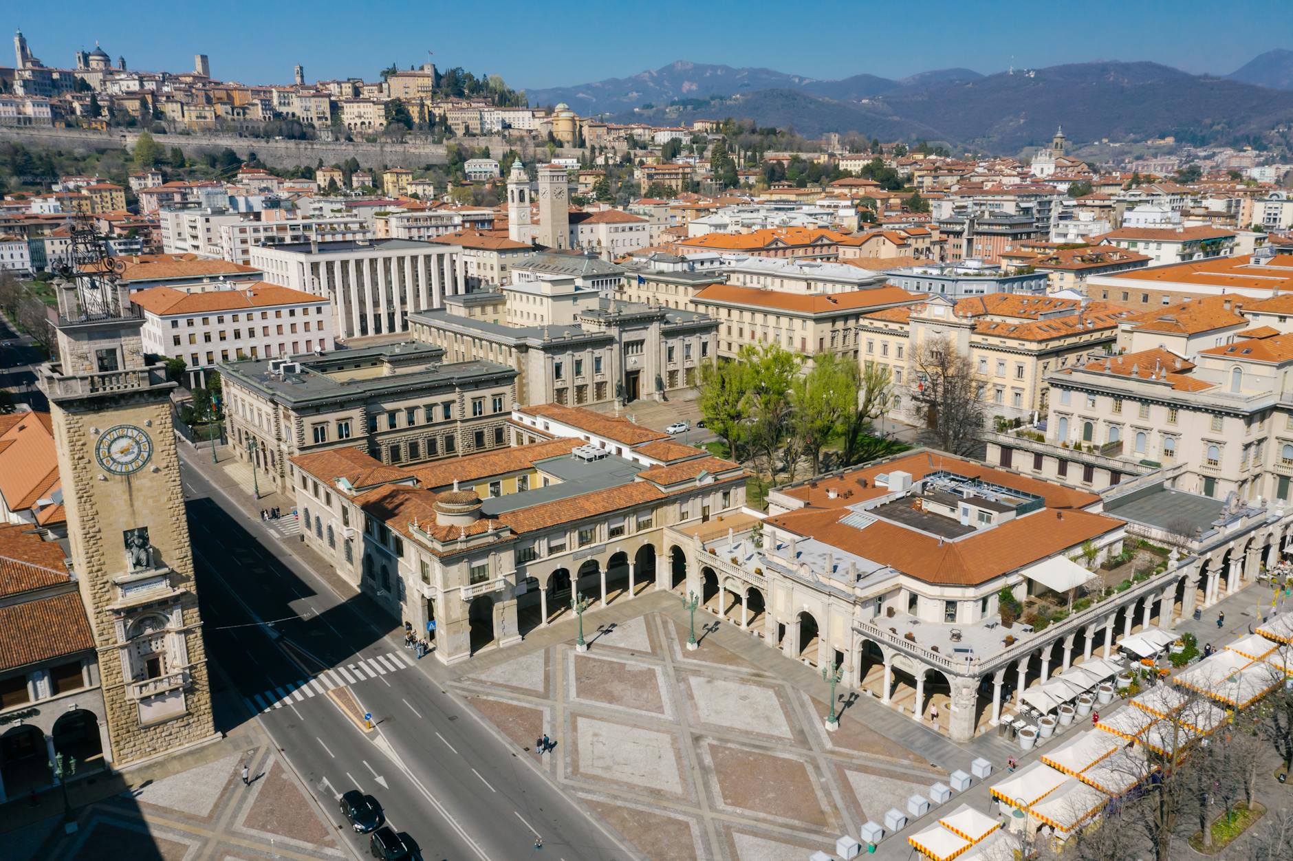 bergamo alta italy medieval town