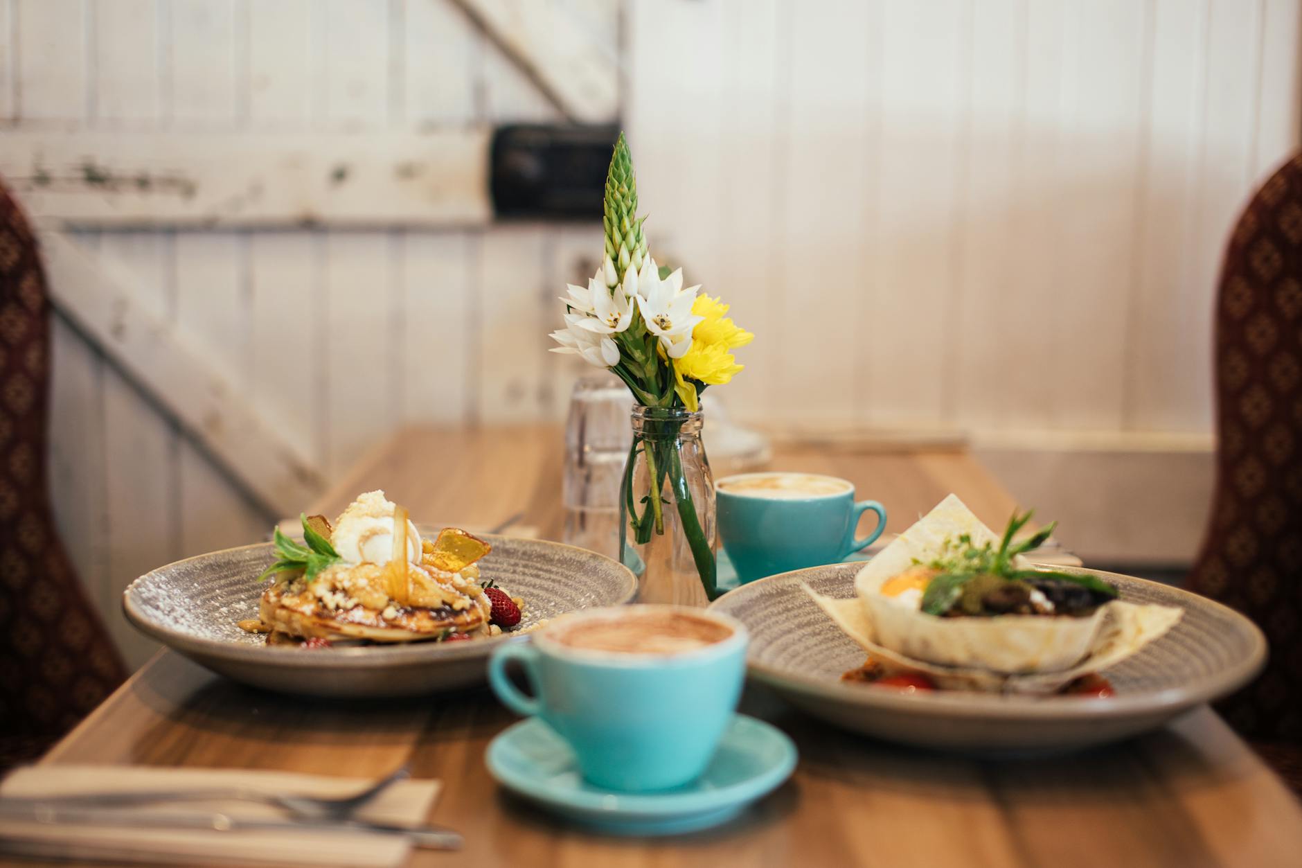 Brunch Milan pancakes coffee weekend meal