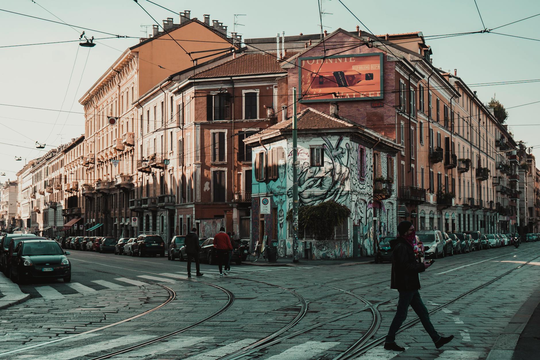 milan residential street