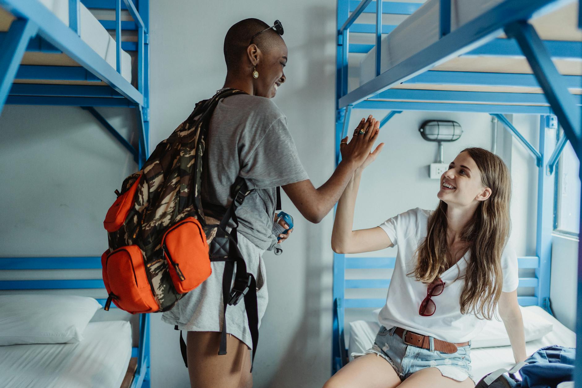 Budget hotels Milan - hostel dorm room with bunk beds for backpackers