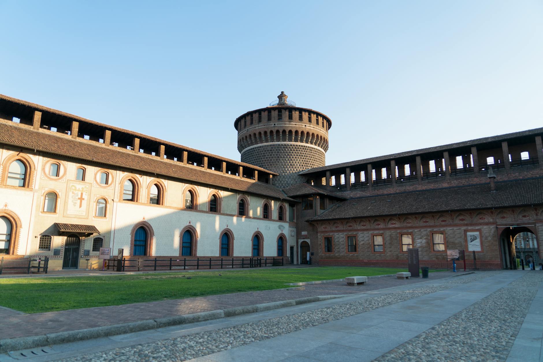 castello sforzesco milan castle exterior