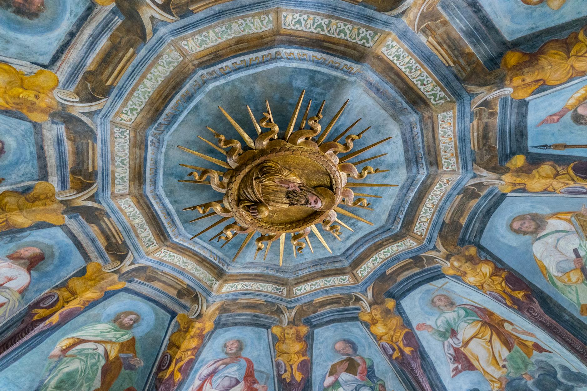 san maurizio milan frescoes