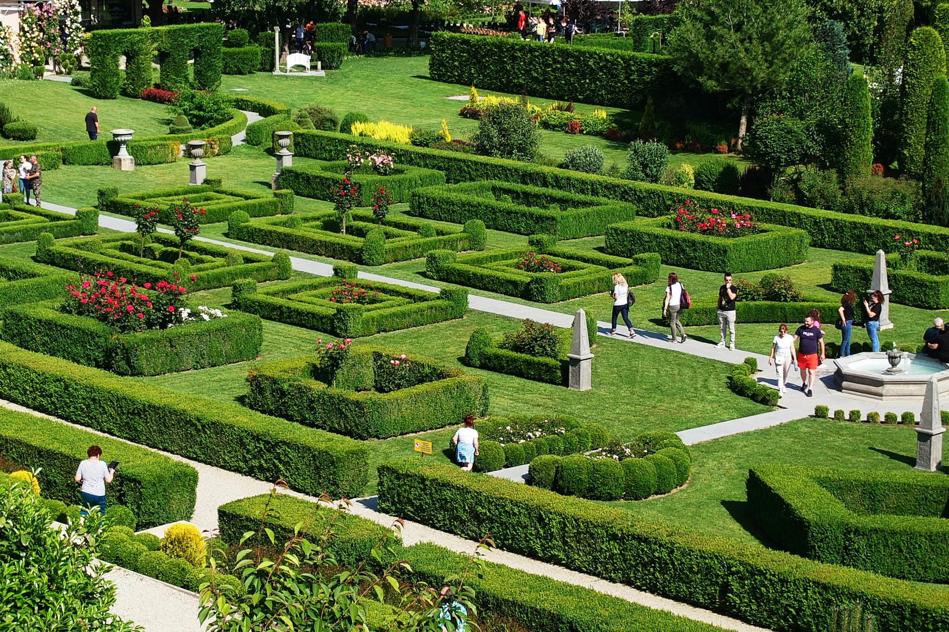 Giardini Indro Montanelli Milan park with Natural History Museum