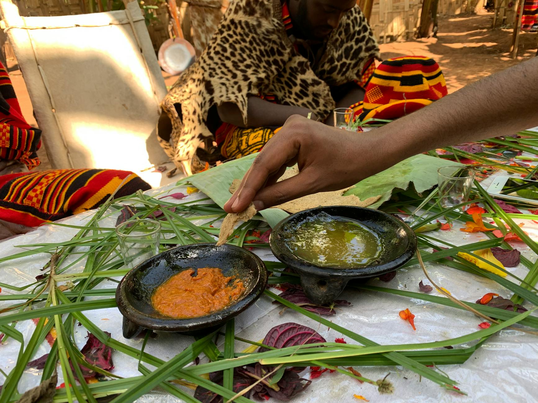 Eritrean injera zighini dish at Warsà restaurant Porta Venezia