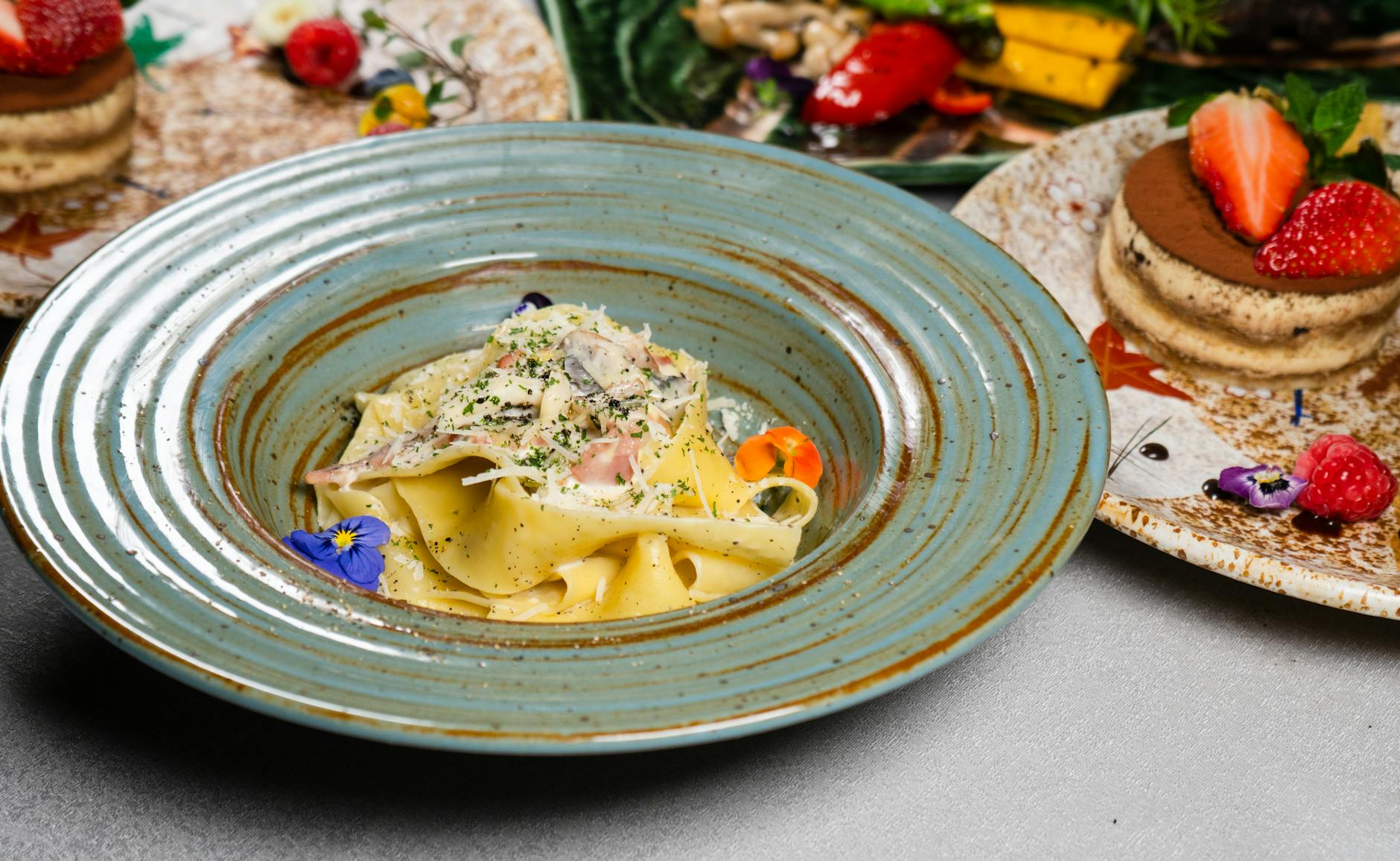 Best restaurants Milan - fine dining Italian plate at Michelin starred kitchen